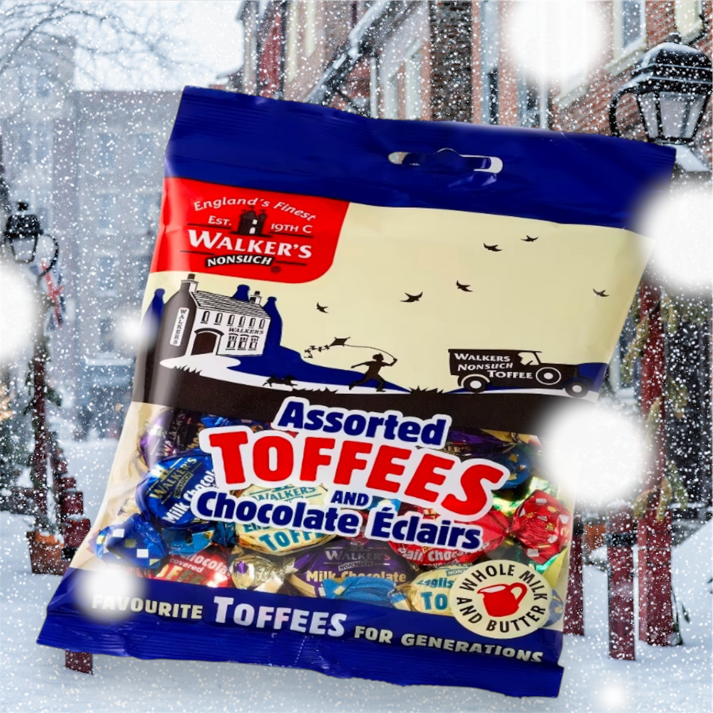 Walker's Nonsuch Assorted Toffees & Eclairs Bag