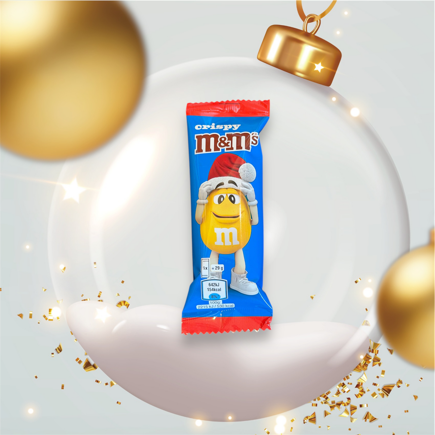 M&M crispy Christmas treat
