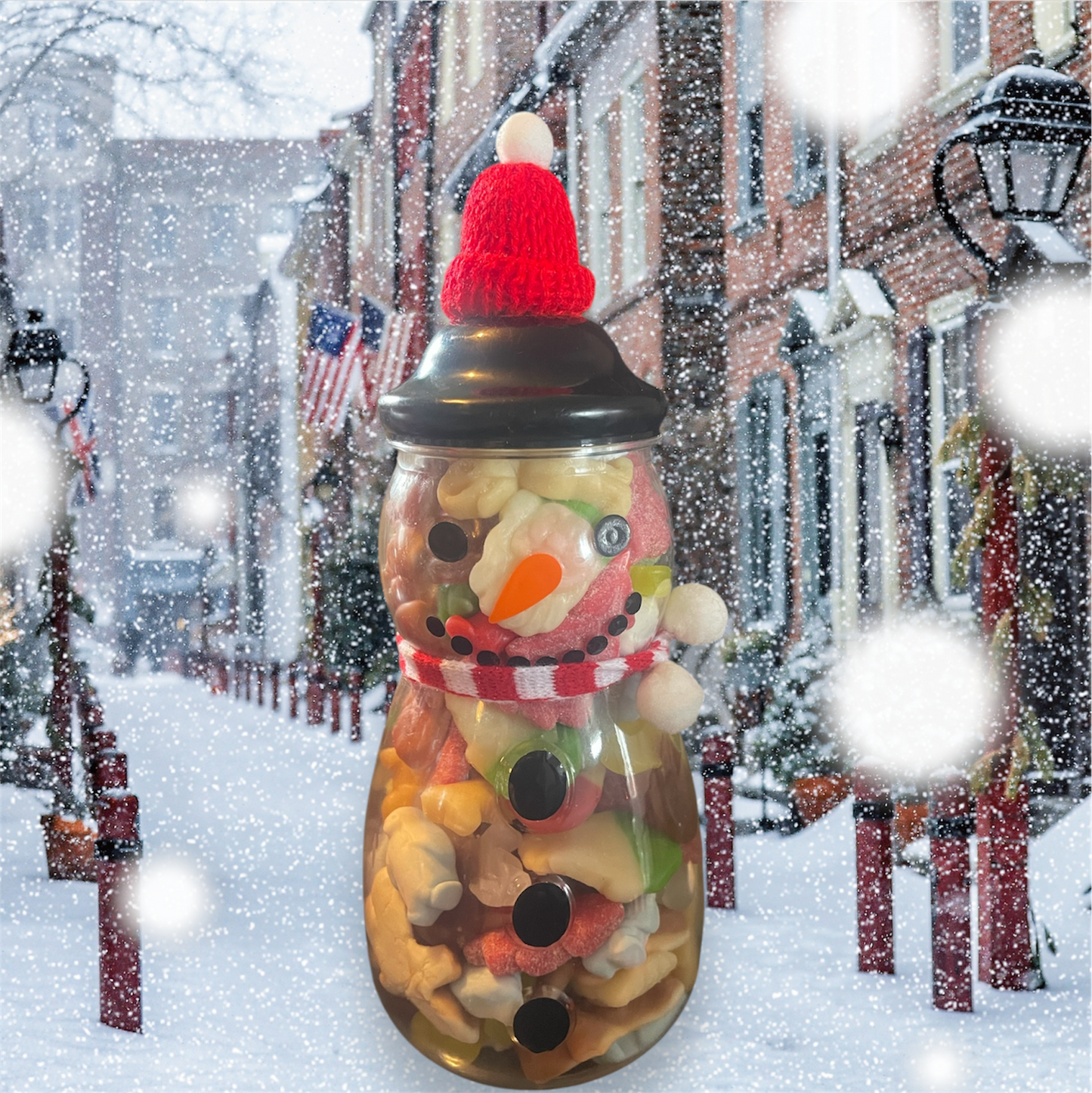 Large Christmas sweet snowman