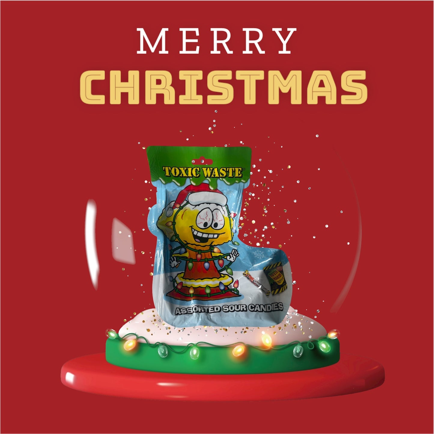 Toxic waste Christmas stockings